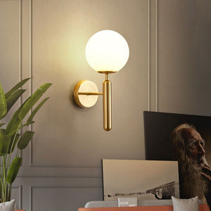 Aplique de pared bola cristal "Elsa" - E14 - Barcelona Led-Decoración