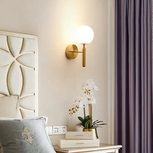 Aplique de pared bola cristal "Elsa" - E14 - Barcelona Led-Decoración