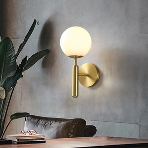 Aplique de pared bola cristal "Elsa" - E14 - Barcelona Led-Decoración