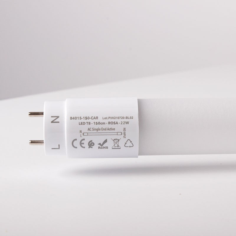 Tubo LED T8 especial carnicerías 150cm 22W (2)