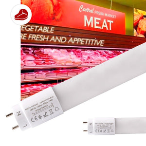 Tubo LED T8 especial carnicerías 120cm 18W (1)