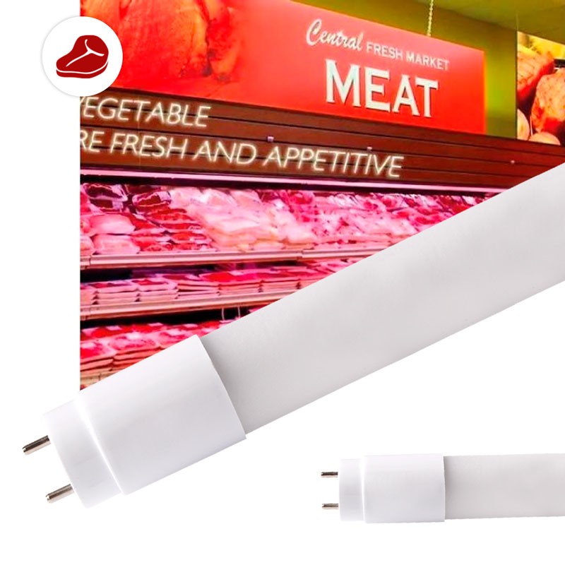 Tubo LED T8 nano especial carnicerías 90cm 14W (1)