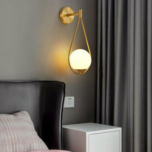 Aplique de pared bola cristal "Clara" - E14 - Barcelona Led-Decoración