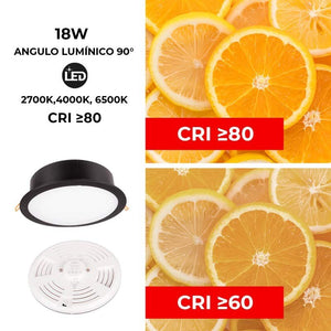 Downlight Redondo Estanco CCT Fumagalli "Teresa 260" 18W IP55 - Barcelona Led-
