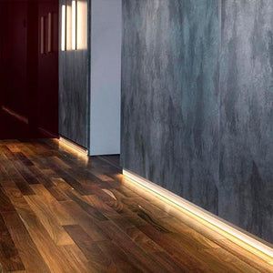 Perfil empotrable bañador de pared zócalo 14x68mm (2mt) - Barcelona Led-