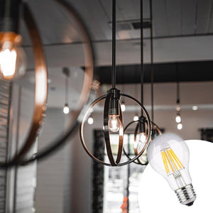 Bombilla LED filamento E27 60 - 8W - Transparente - Barcelona Led-