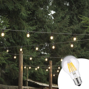 Bombilla LED filamento E27 60 - 8W - Transparente - Barcelona Led-