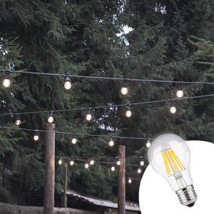 Bombilla LED filamento E27 60 - 8W - Transparente - Barcelona Led-
