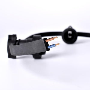Cable Plano Negro 2x1,5mm2 para Guirnalda a medida (venta por metros) - Barcelona Led-