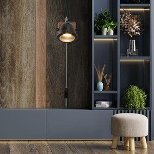 Aplique de pared industrial "Mott" - Orientable - GU10 Incluida - Barcelona Led-Decoración