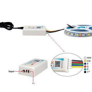 Controlador LED WIFI RGBW 12/24V 4 canales 4A/CH - Barcelona Led-Control y regulación