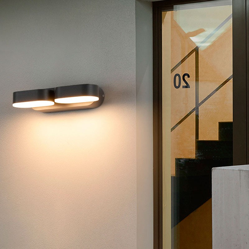 Aplique de pared LED doble para exterior orientable Endura 13W IP54 (1)