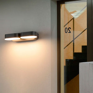 Aplique de pared LED doble para exterior orientable Endura 13W IP54 (1)