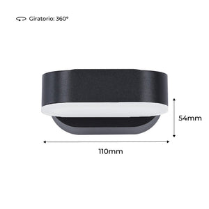 Aplique de pared LED para exterior endura 7W orientable IP54 (2)