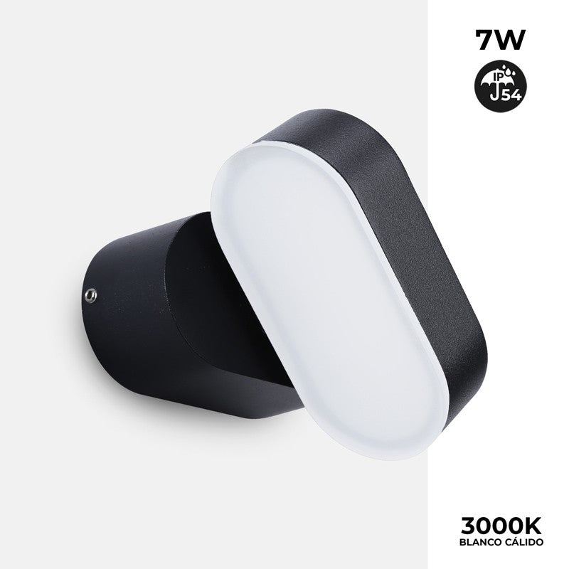 Aplique de pared LED para exterior endura 7W orientable IP54