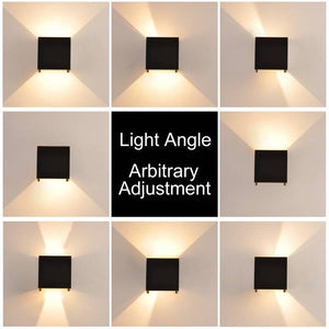 Pack de 8 Apliques de pared "KURTIN" 6W luz up and down regulable (11)