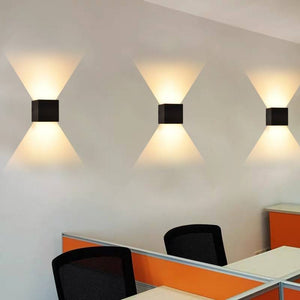 Pack de 2 Apliques de pared "KURTIN" 6W apertura de luz regulable (9)