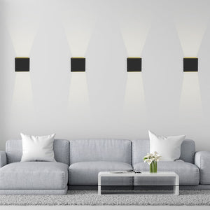 Pack de 2 Apliques de pared "KURTIN" 6W apertura de luz regulable (10)