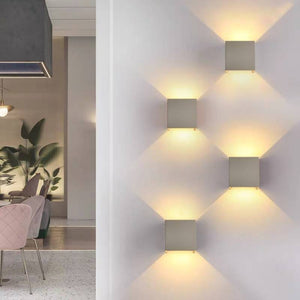 Pack de 2 Apliques de pared "KURTIN" 6W apertura de luz regulable (34)