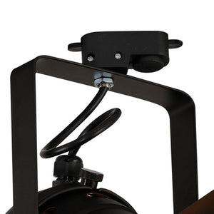 KIT Foco carril trifásico orientable "Cinema" + Bombilla LED PAR30 E27 (14)