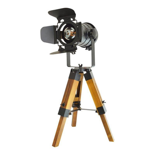 Vintage Tischlampe mit Stativ