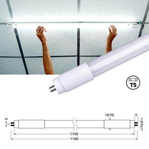 Tubo LED 120cm T5 - 16W - 115lm/W - Barcelona Led-