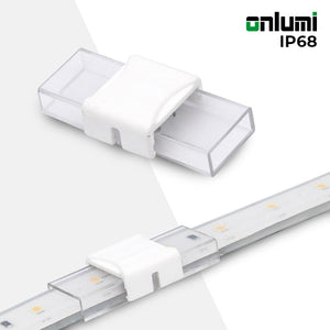 Conector estanco tira LED 10mm - tira a tira - IP68