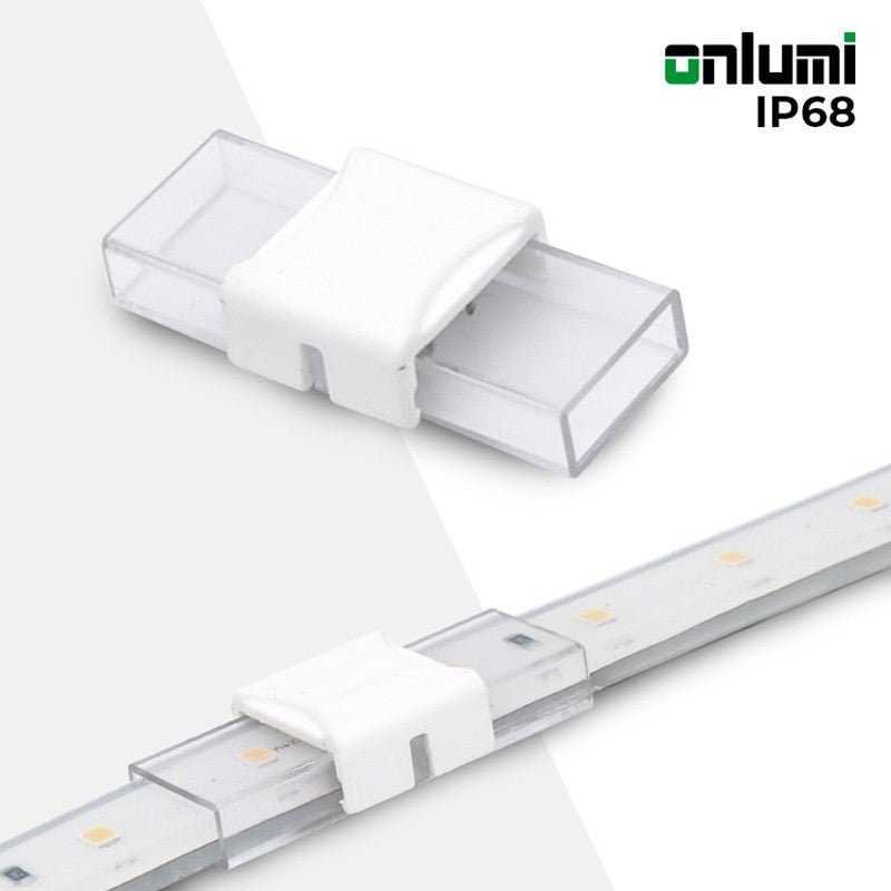 Conector estanco tira LED 10mm - tira a tira - IP68 - Barcelona Led-Accesorios