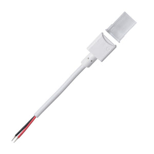 Conector inicio tira LED estanco 10mm - 2 pines - IP68 (2)