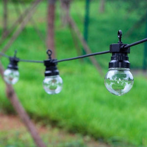 Guirnalda Led 10m+3m con 20 bombillas en Blanco cálido 9W - Barcelona Led-