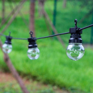 Guirnalda Led 10m+3m con 20 bombillas en Blanco cálido 9W (10)
