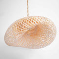 Wicker pendant lamp