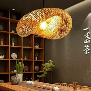 Lámpara colgante mimbre "Vimet Lite" - Barcelona Led-Decoración