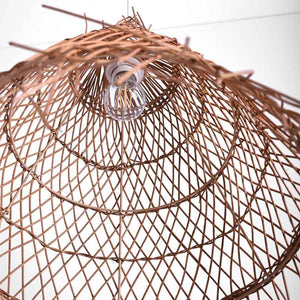 Lámpara colgante de mimbre "Willow" - Barcelona Led-Decoración