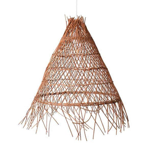 Lámpara colgante de mimbre "Willow" - Barcelona Led-Decoración
