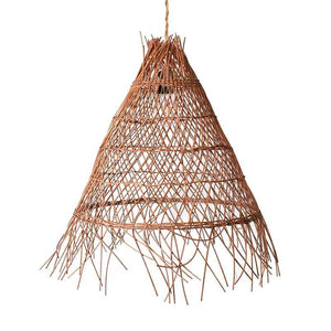 Lámpara colgante de mimbre "Willow" - Barcelona Led-Decoración