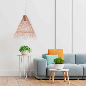 Lámpara colgante de mimbre "Willow" - Barcelona Led-Decoración