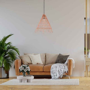 Lámpara colgante de mimbre "Willow" - Barcelona Led-Decoración