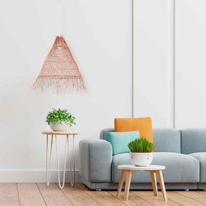 Lámpara colgante de mimbre "Willow" - Barcelona Led-Decoración
