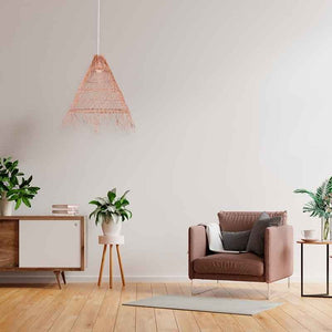 Lámpara colgante de mimbre "Willow" - Barcelona Led-Decoración
