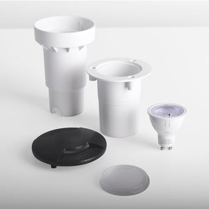 Foco empotrable en suelo LED FUMAGALLI CECI 90 2L GU10 3.5W (4)