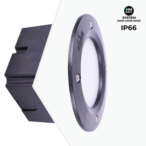 Baliza empotrable LED FUMAGALLI "LETI 100 ROUND" GX53 - 3W - IP66 - Barcelona Led-