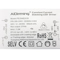 Dimmable TRIAC constant current driver 12-24V 7.2W 300mA 4