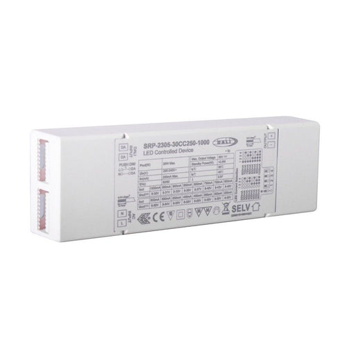 DALI dimmable driver 1 channel 8-48V 30w multicurrent (250-1000mA)