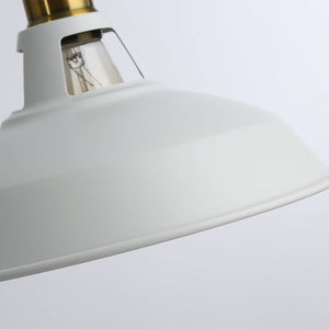 Lámpara industrial retro colgante "MANACOR" con cúpula de metal - Barcelona Led-Decoración