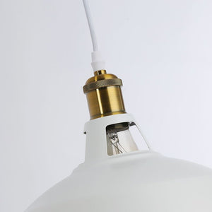 Lámpara industrial retro colgante "MANACOR" con cúpula de metal - Barcelona Led-Decoración