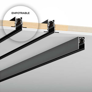 Carril magnético 20mm empotrable - 48V - 2 metros (14)