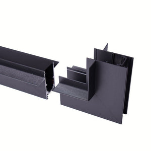 Unión en L para carriles magnéticos empotrables 20mm - Vertical - Barcelona Led-Accesorios