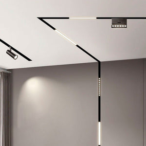 Unión en L para carriles magnéticos empotrables 20mm - Vertical - Barcelona Led-Accesorios