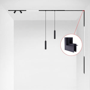 Unión en L para carriles magnéticos empotrables 20mm - Vertical - Barcelona Led-Accesorios